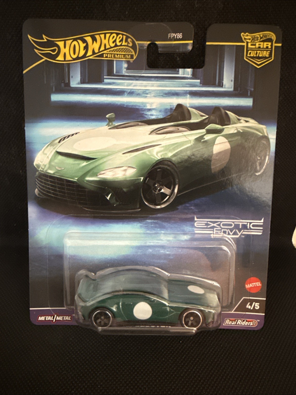 Mattel Hot Wheels HKC78-FPY86 Aston Martin – V12 Speedster Exotic Envy 2021 – GR