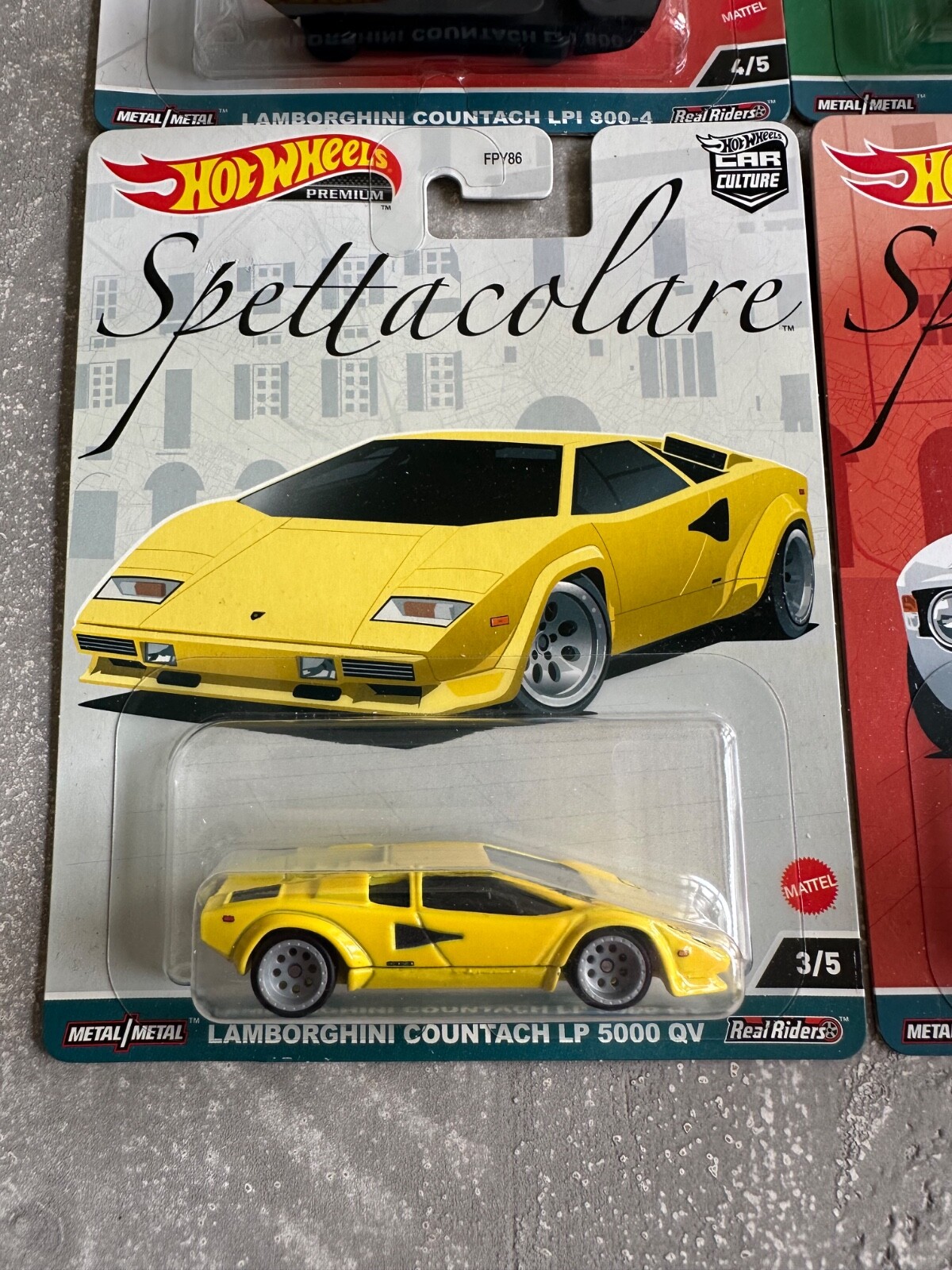 Mattel Hot Wheels Car Culture Spettacolare 1/64 Set of 5 Cars – FPY86-959B