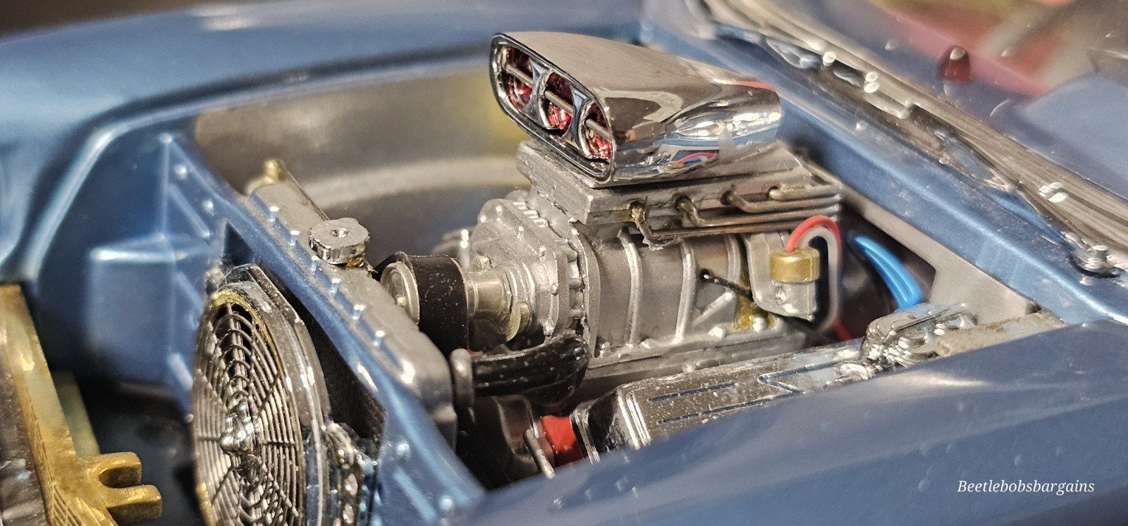 Danbury Mint 1957 Chevy Bel Air Pro Street Super Comp Dragster “Breathless” 1:24