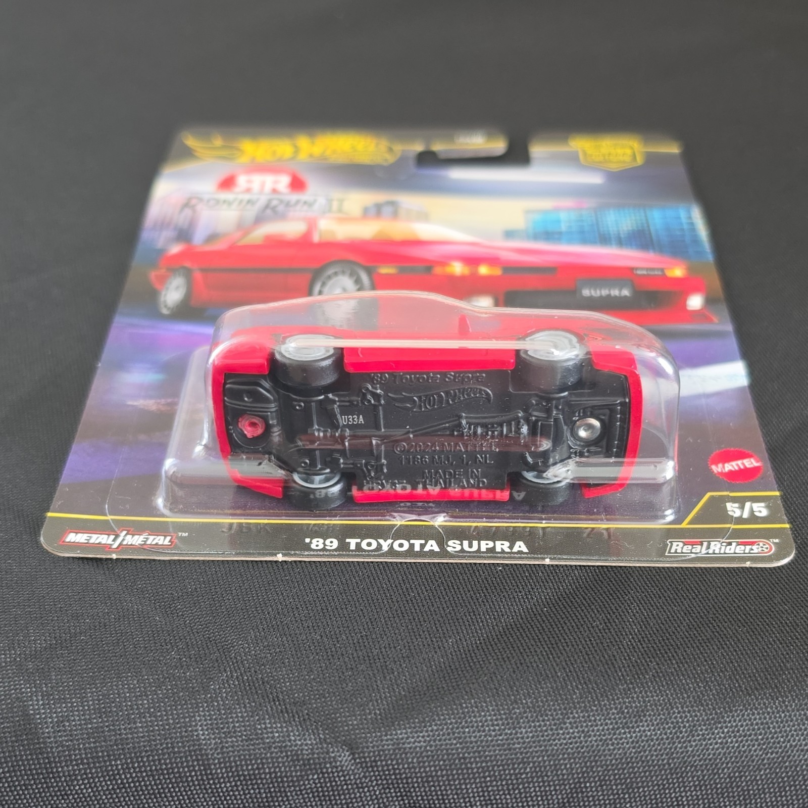 Hot Wheels Car Culture Ronin Run II ’89 Toyota Supra Red/Black 1:64 Diecast