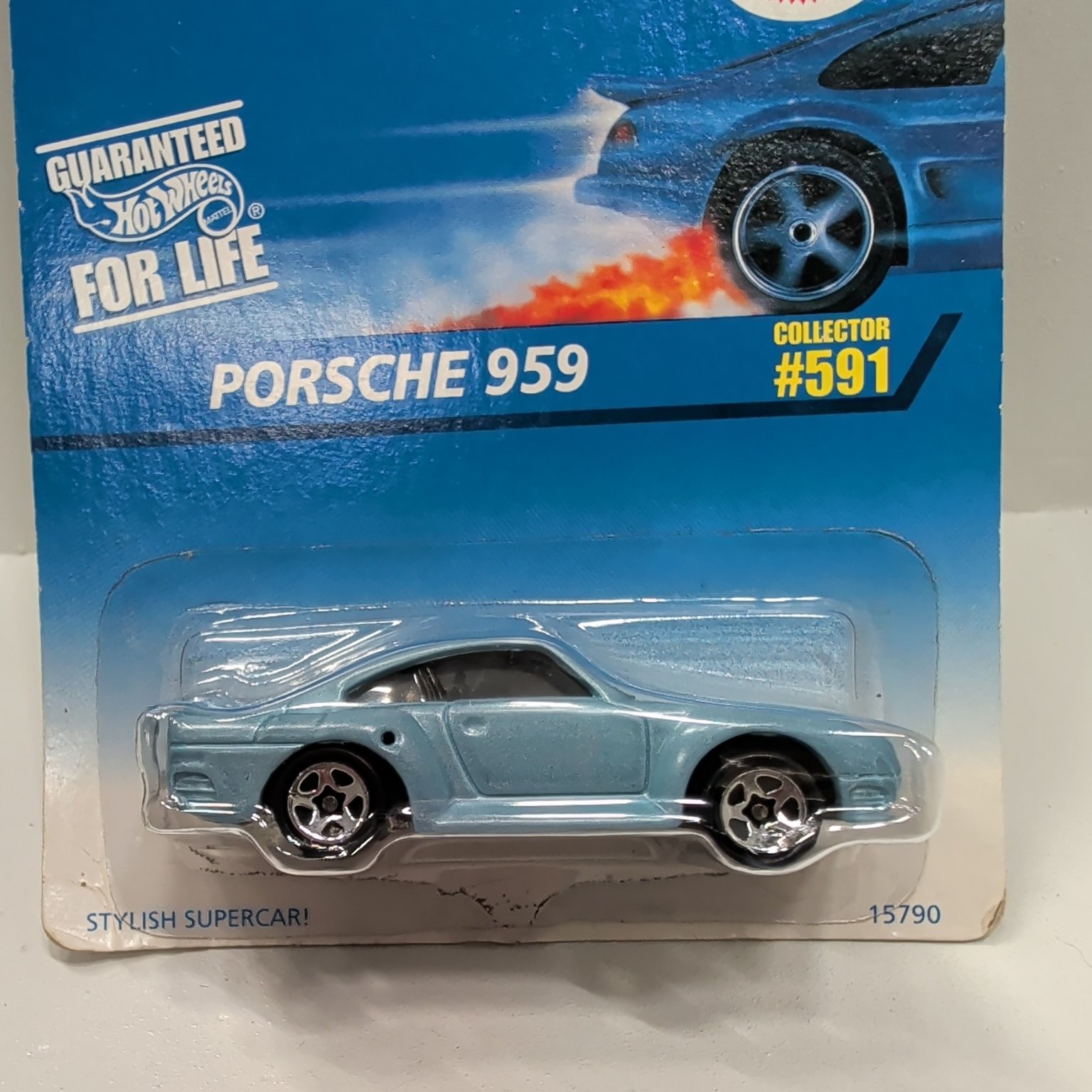 Hot Wheels Porsche 959 Light Blue 1:64 Diecast Collector Supercar #591