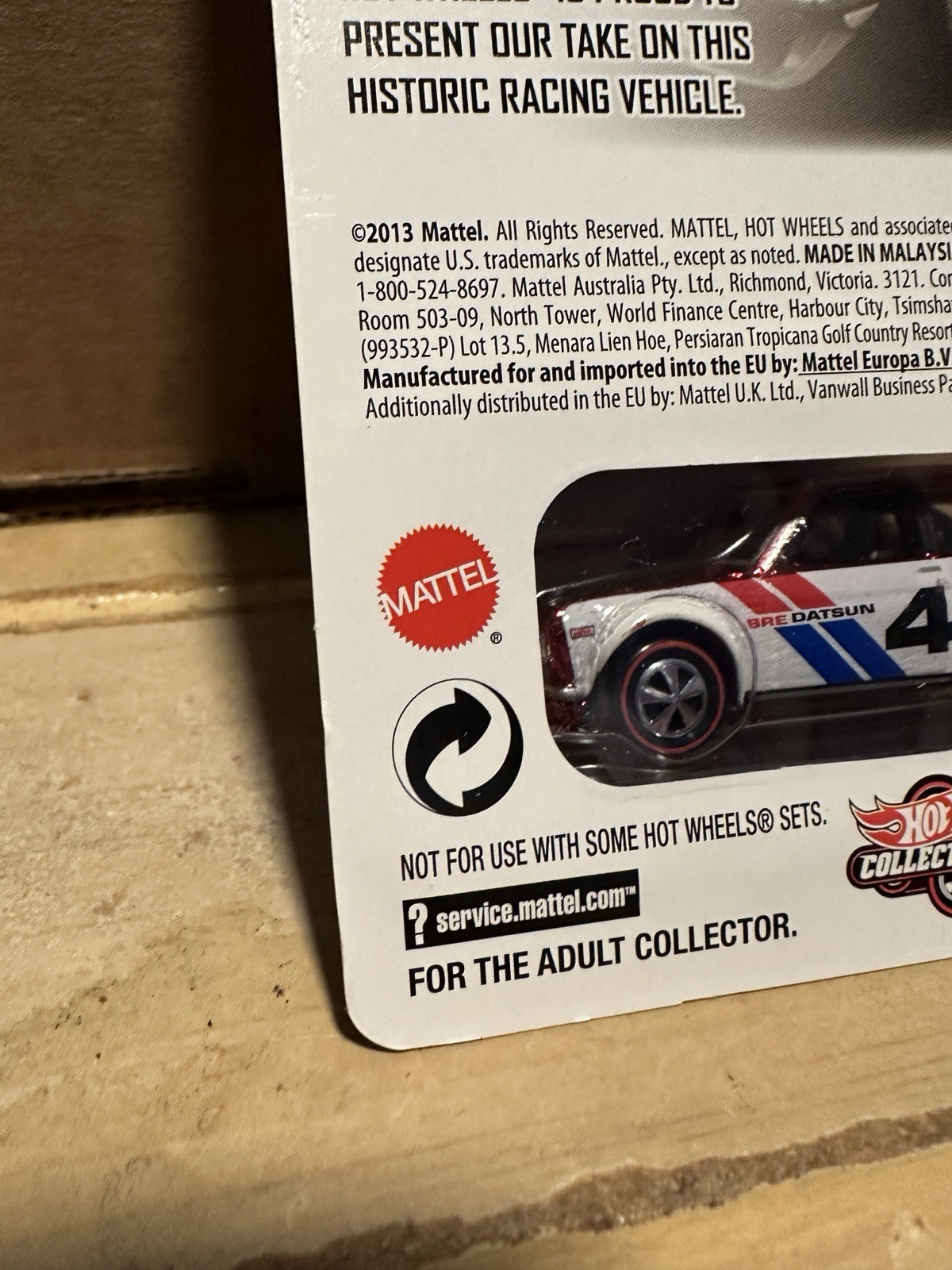 HW 2013 RLC Series 12 – BRE Datsun Bluebird 510 #2519 of 3000- 3 Autographs Rare