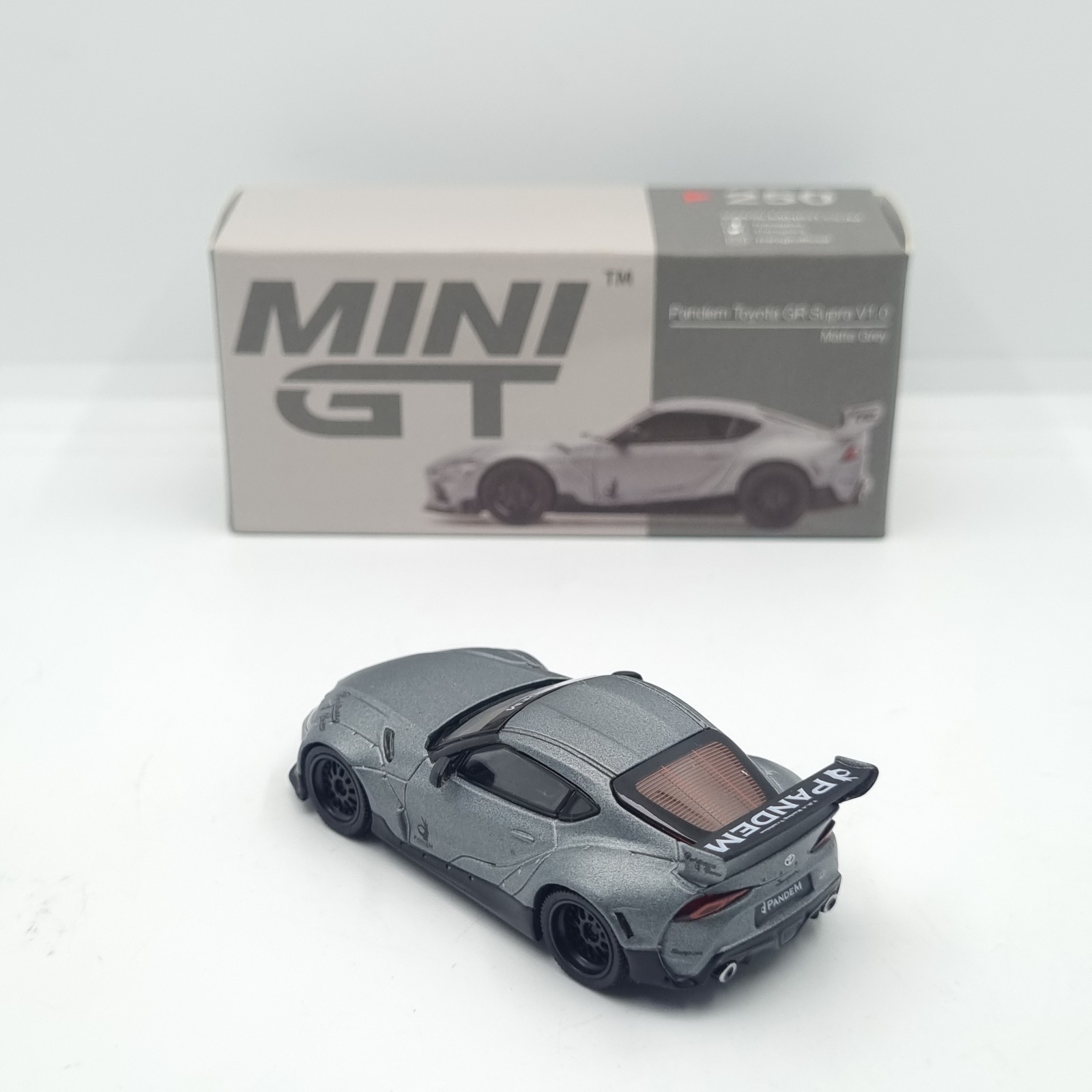 Mini GT Pandem Toyota GR Supra V1.0 Matte Grey RHD MGT00250-R