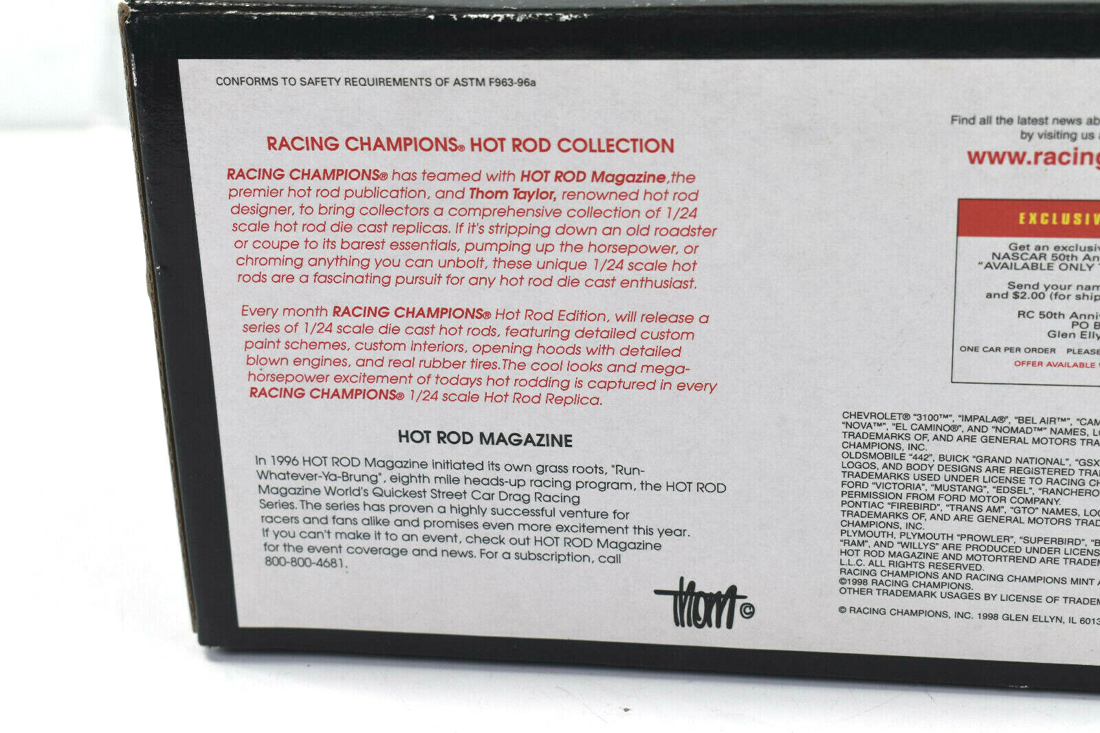 Racing Champions 1933 Ford Highboy Hot Rod Limited Edition 1 of 2500 1/24 Scale