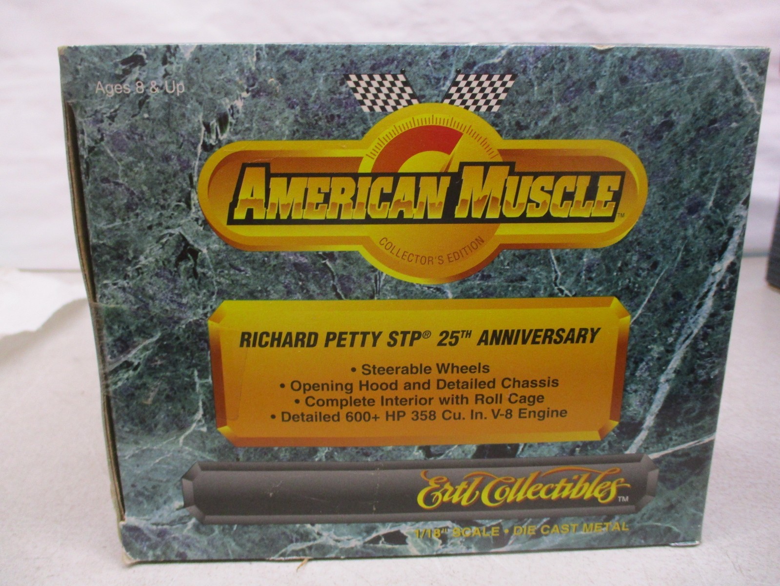 American Muscle Richard Petty STP 25th Anniversary Bobby Hamilton Blue 1/18