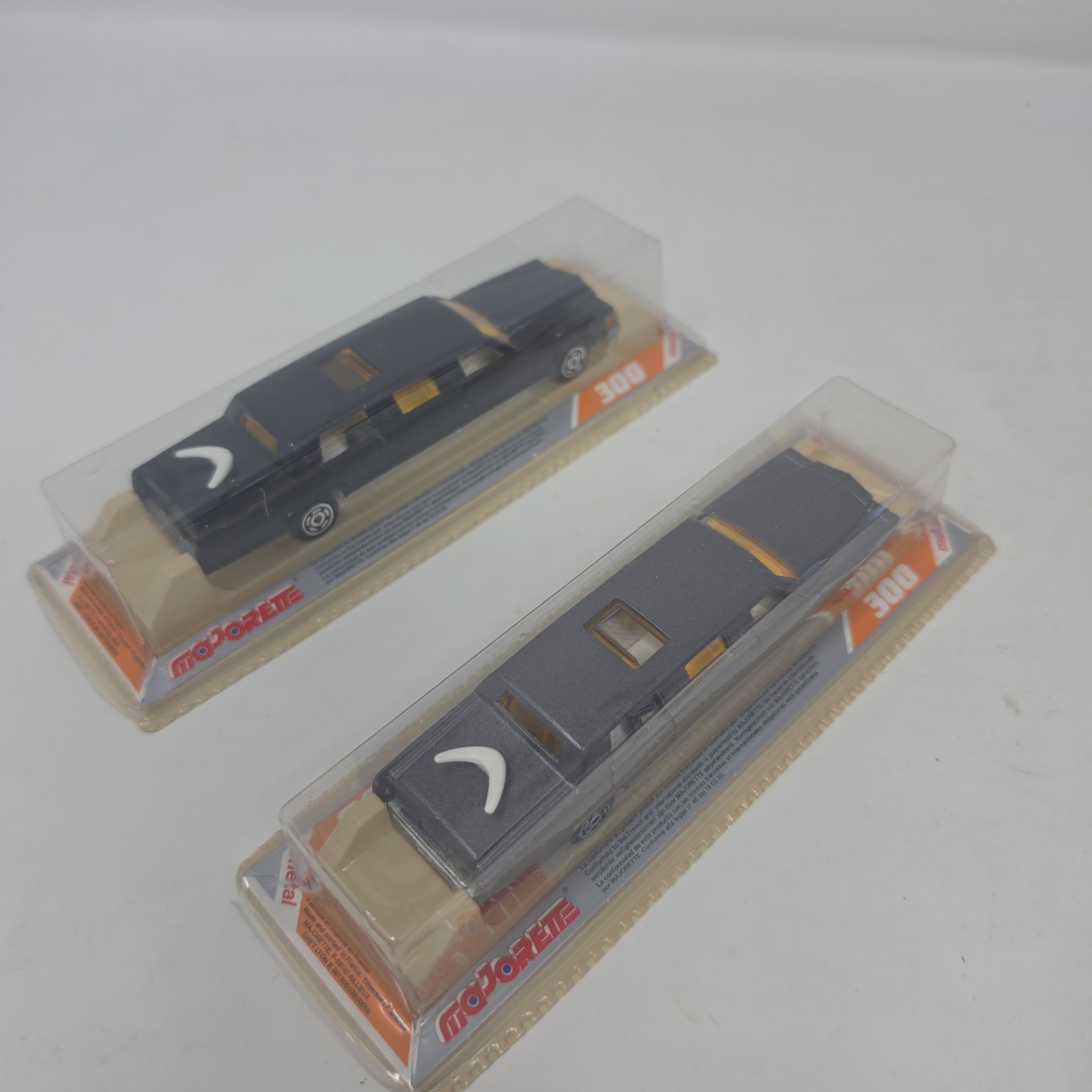 MAJORETTE # 339 CADILLAC STRETCH LIMOUSINE FRANCE 1:58 New Lot of 2 VGC
