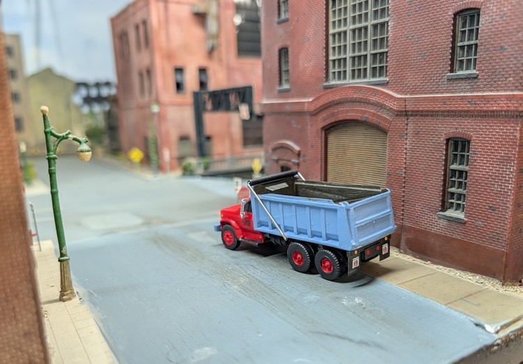1/87 HO Scale 3D Printed Custom Built 1980s Chevy C60 Tandem Axle Dump Truck.