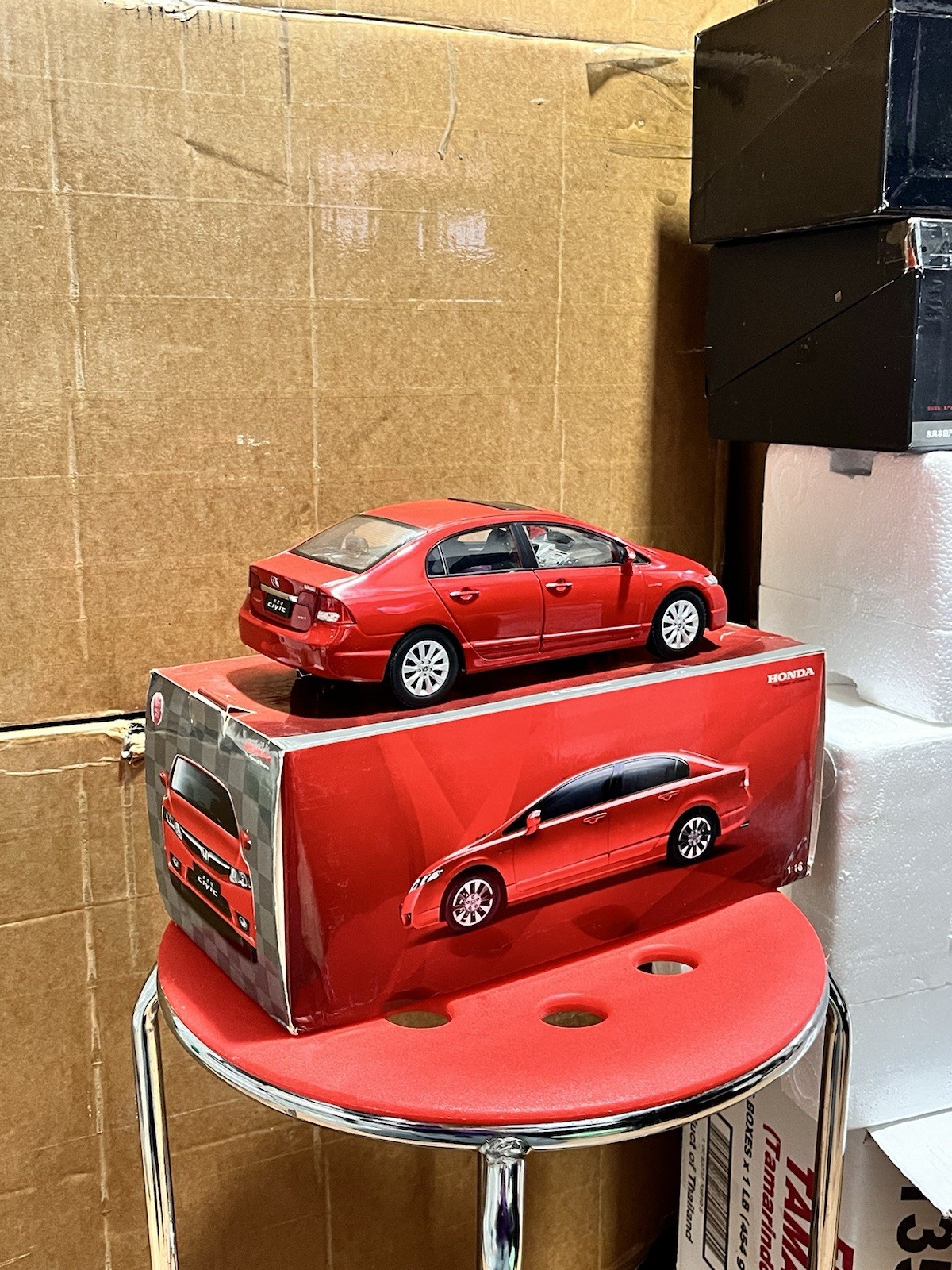 1:18 Scale 2009~2011 Honda Civic Rallye Red Diecast Model Car