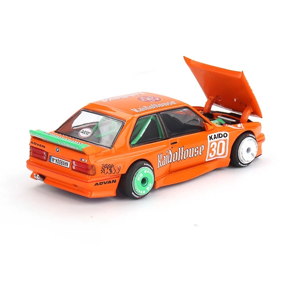 Kaido House x Mini GT 1:64 BMW M3 KAIDOHAUS V1 Orange Diecast Model Car KHMG177
