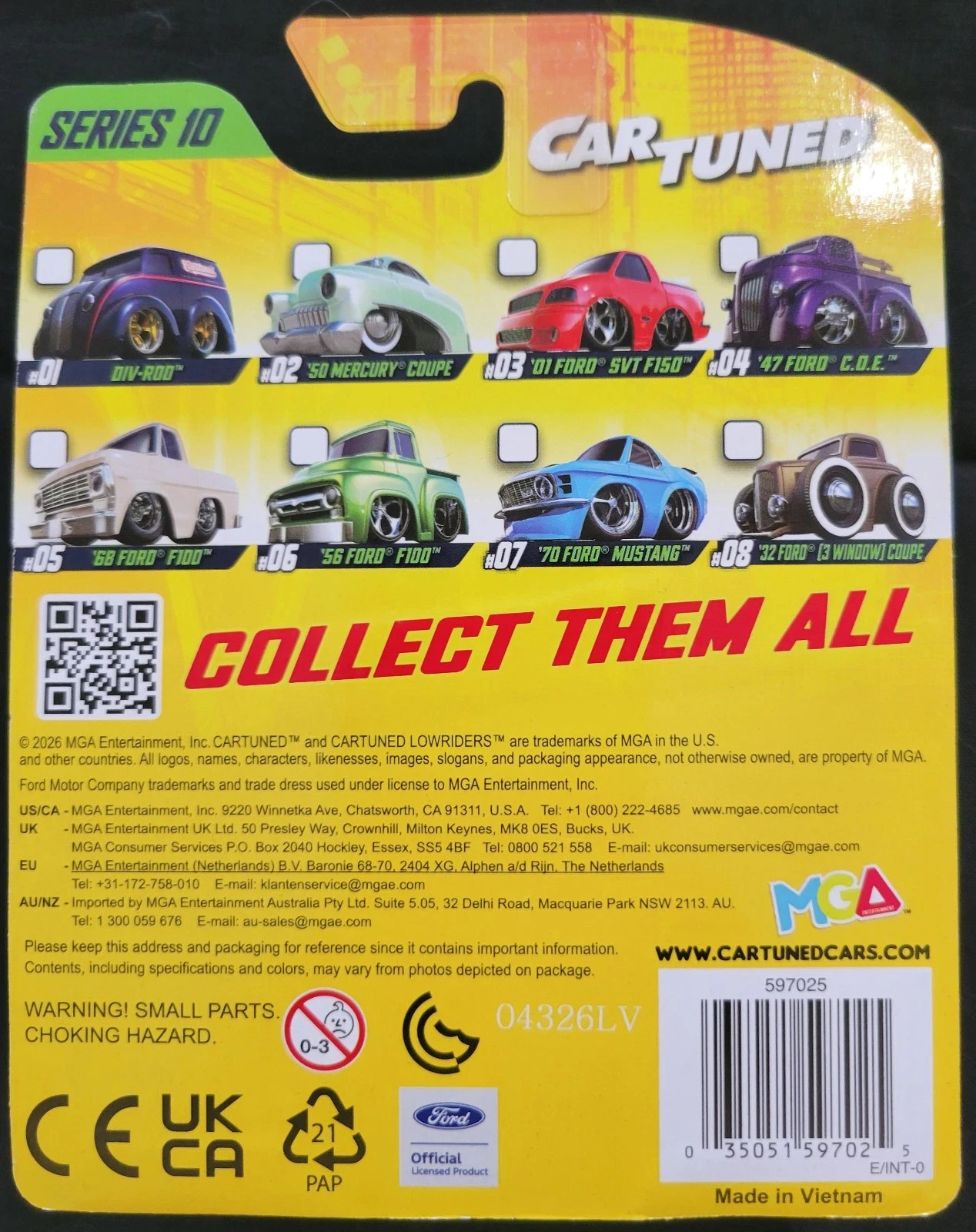 Car Tuned Series 10 Hot Rod Way Div-Rod #01 Blue Metallic 2026 CARTUNED NEW