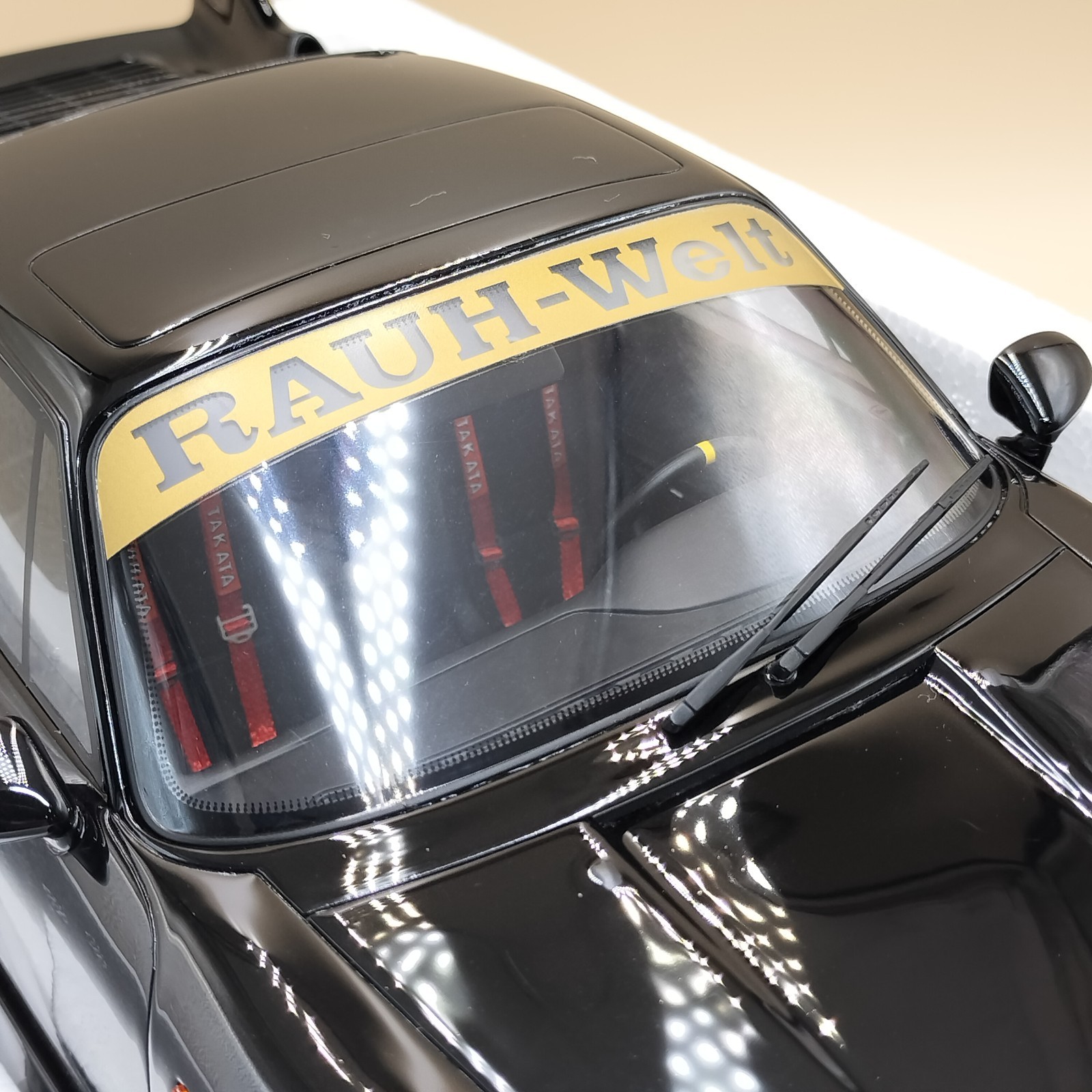 GT Spirit 1/12 Porsche RWB 993 911 Black ZM115 RAUH-Welt Resin Model Big Scale