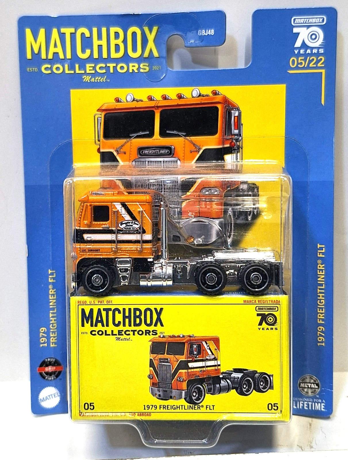 Matchbox Collectors Orange 1979 Freightline FLT 05/22
