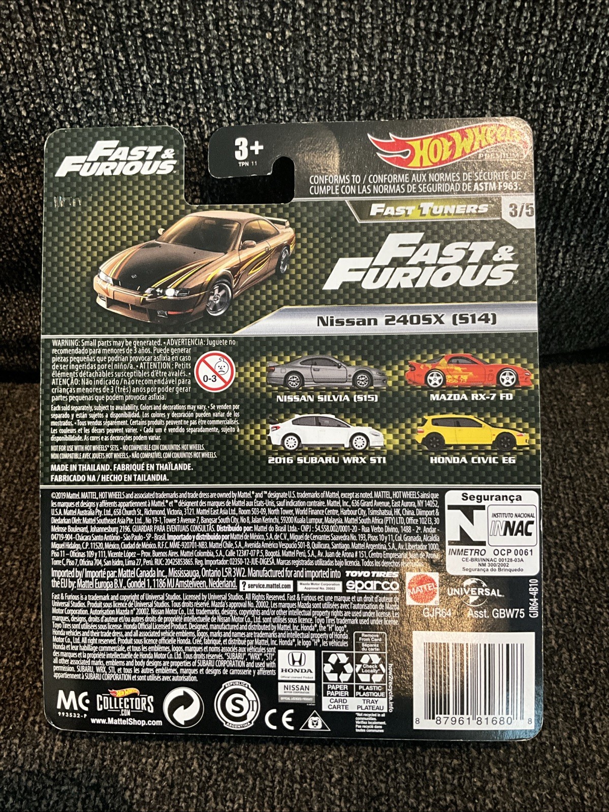 Hot Wheels 2020 Fast & Furious Fast Tuners Nissan 240SX S14