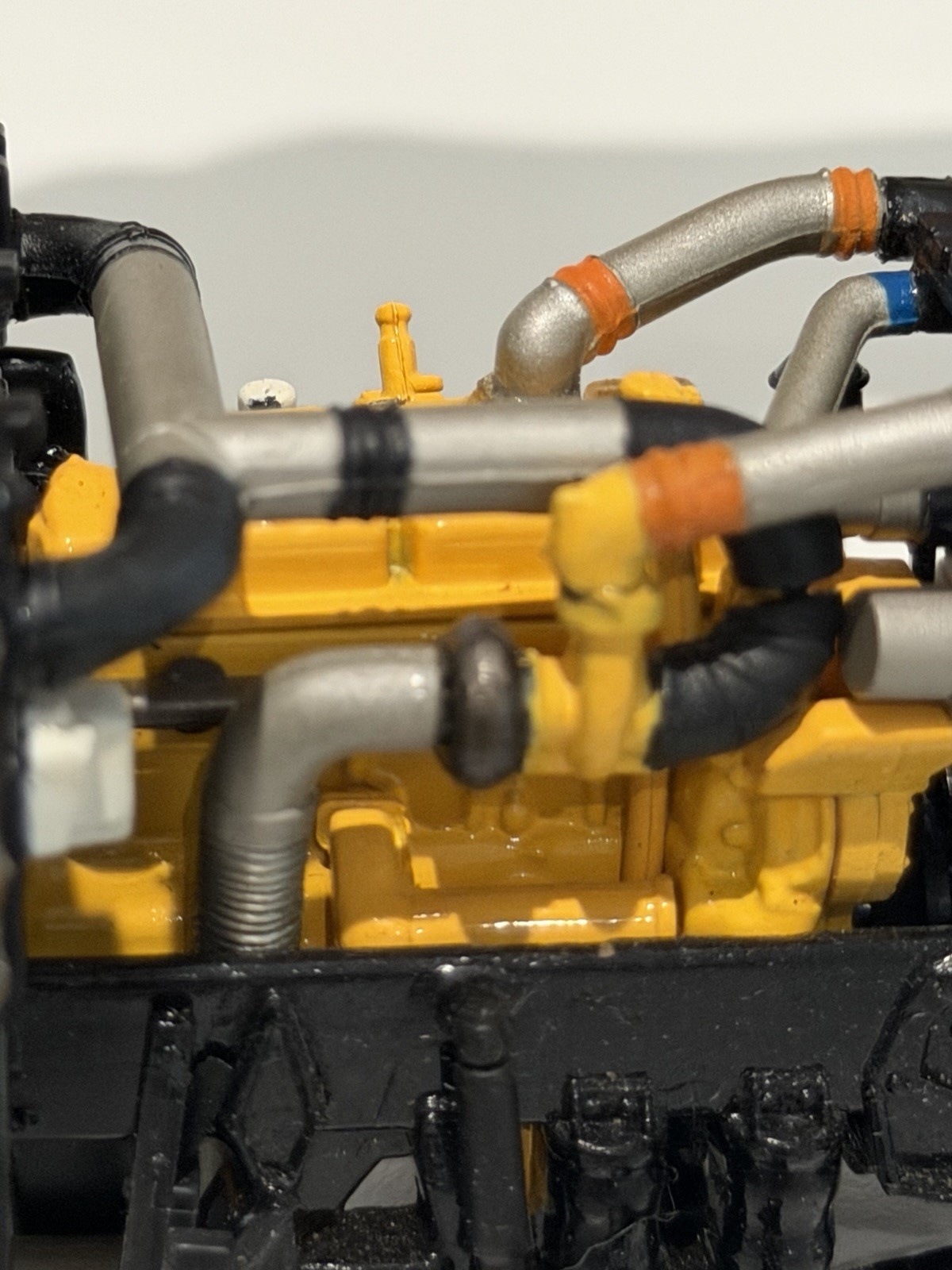 Peterbilt Truck Tractor Trailer Unit in Black by Franklin Broken