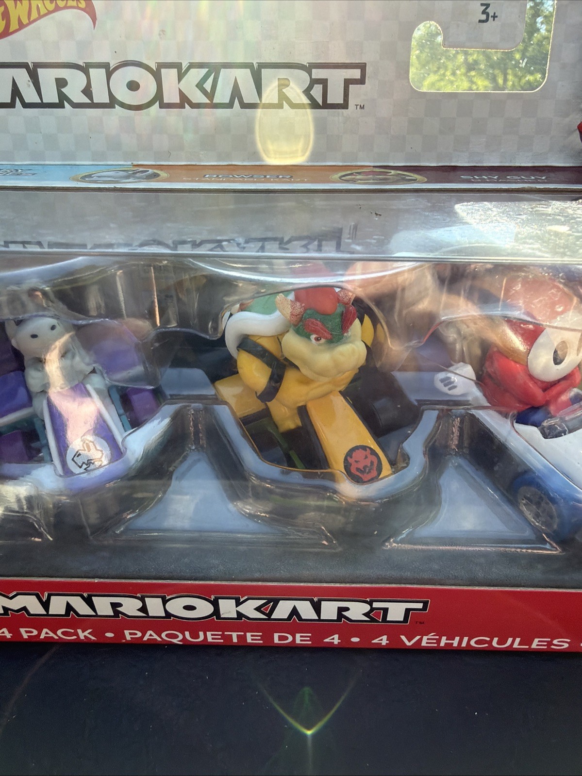 Hot Wheels Mario Kart 4 Pack 1/64 Go Kart – Multi-Color NIB New Sealed Dry Bones