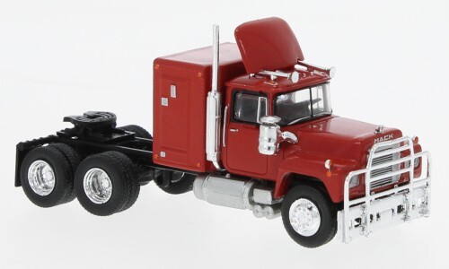 BREKINA 1966 MACK RS 700 TRACTOR TRUCK RED HO 1/87 PLASTIC