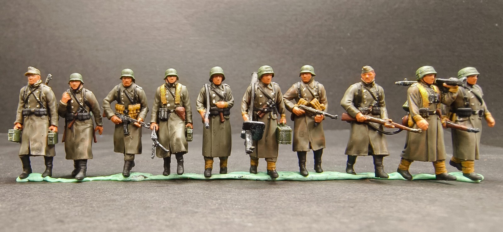 1/72 TANK CREW 1:72 WW2 germany soldiers team military toy TotalWar diorama