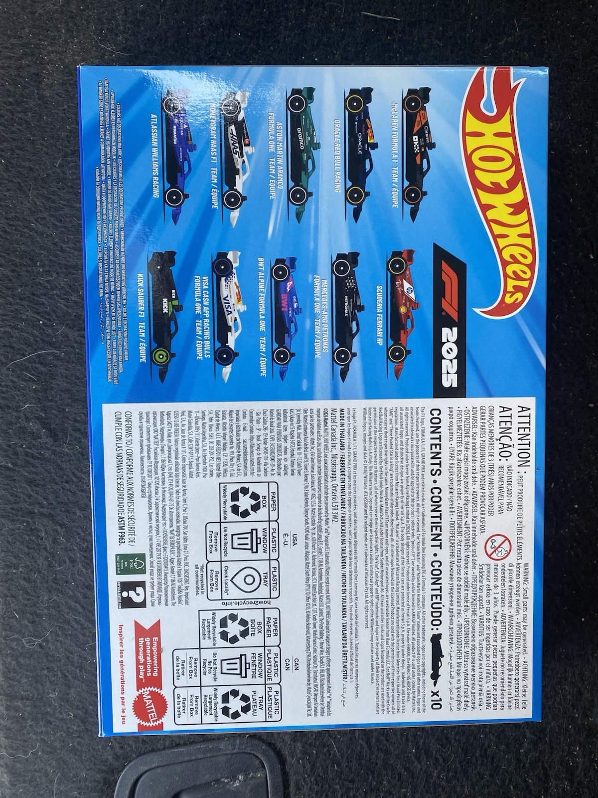 New 🔥 Hot Wheels Formula 1 2025 Racing Team 10-Pack New Ferrari F1🔥