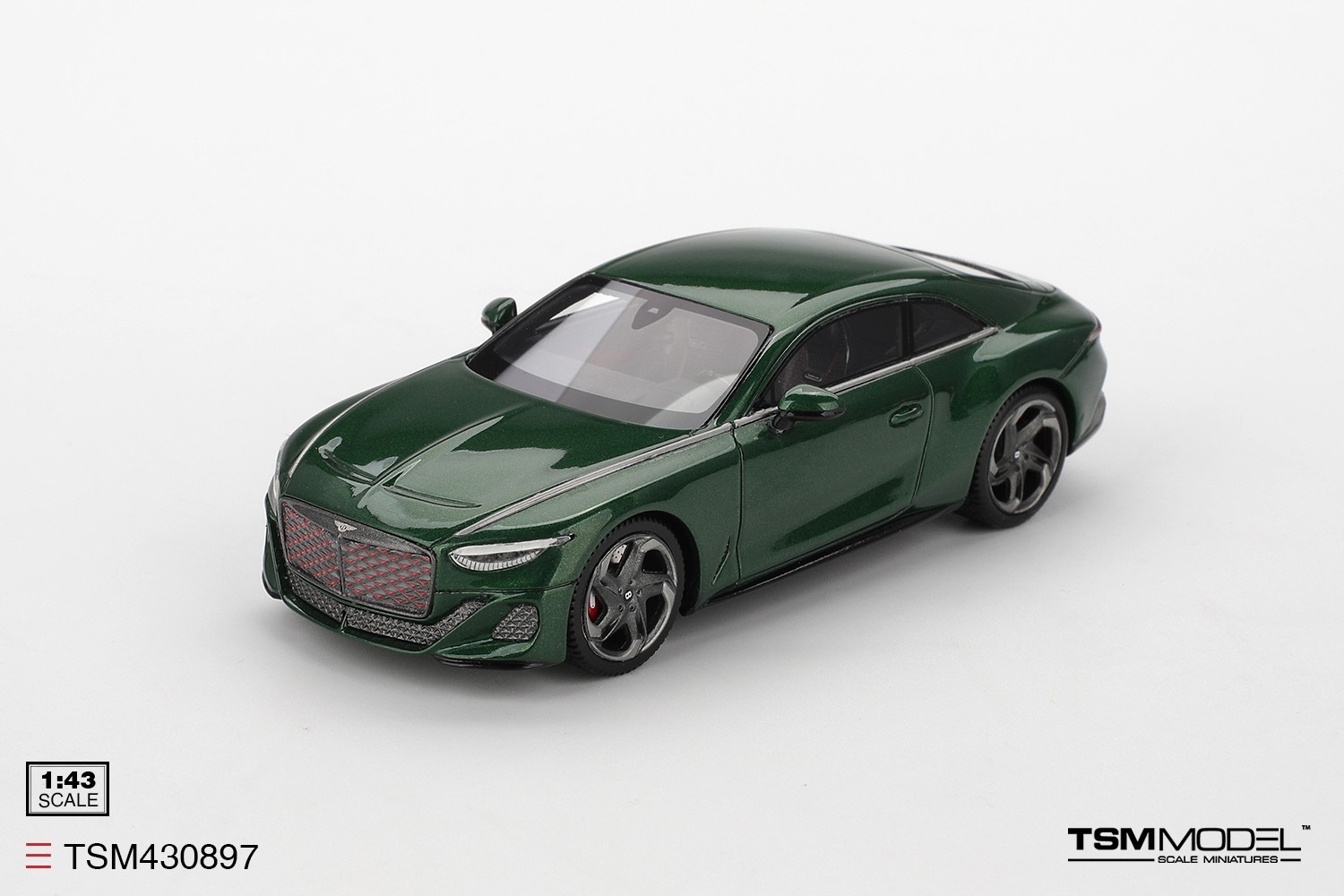 TSM430897 TSM-Model: 1/43 Bentley Batur Mulliner Coach Builder Scarab Green 2023