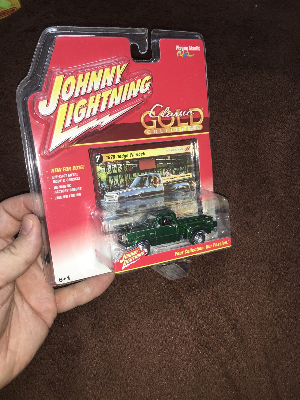 Johnny Lightning 1978 Dodge Warlock Classic Gold Collection Dark Green Metallic