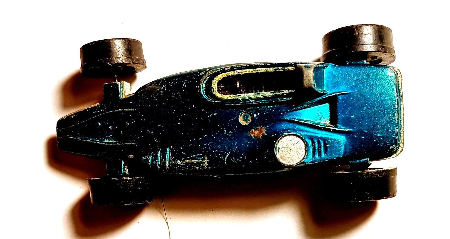 1969 HOT WHEELS SHELBY REDLINE DARK GREEN