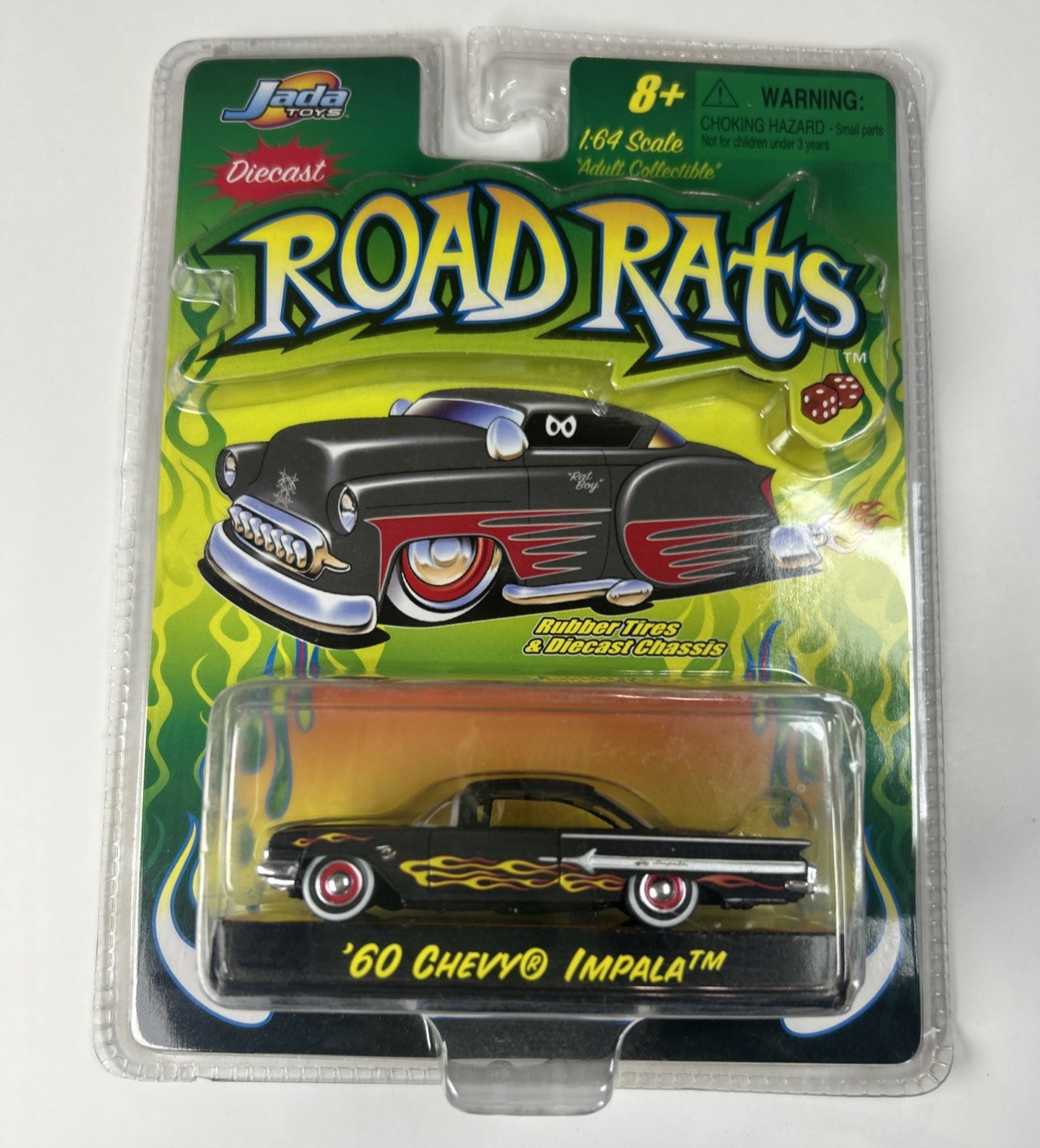 VTG NOS Sealed 2002 Jada Toys Road Rats Mixed Lot of 12 Hot Rod 1:64 Diecast