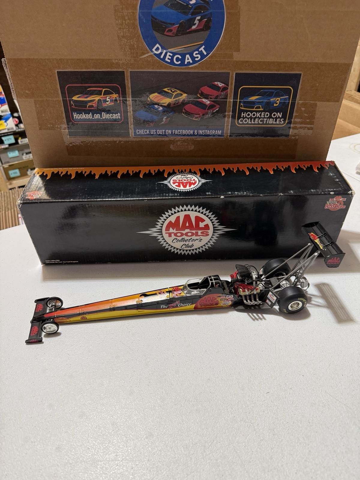 MAC TOOLS COLLECTORS CLUB 1999 PROMO NHRA Top Fuel Dragster 1/24 Diecast