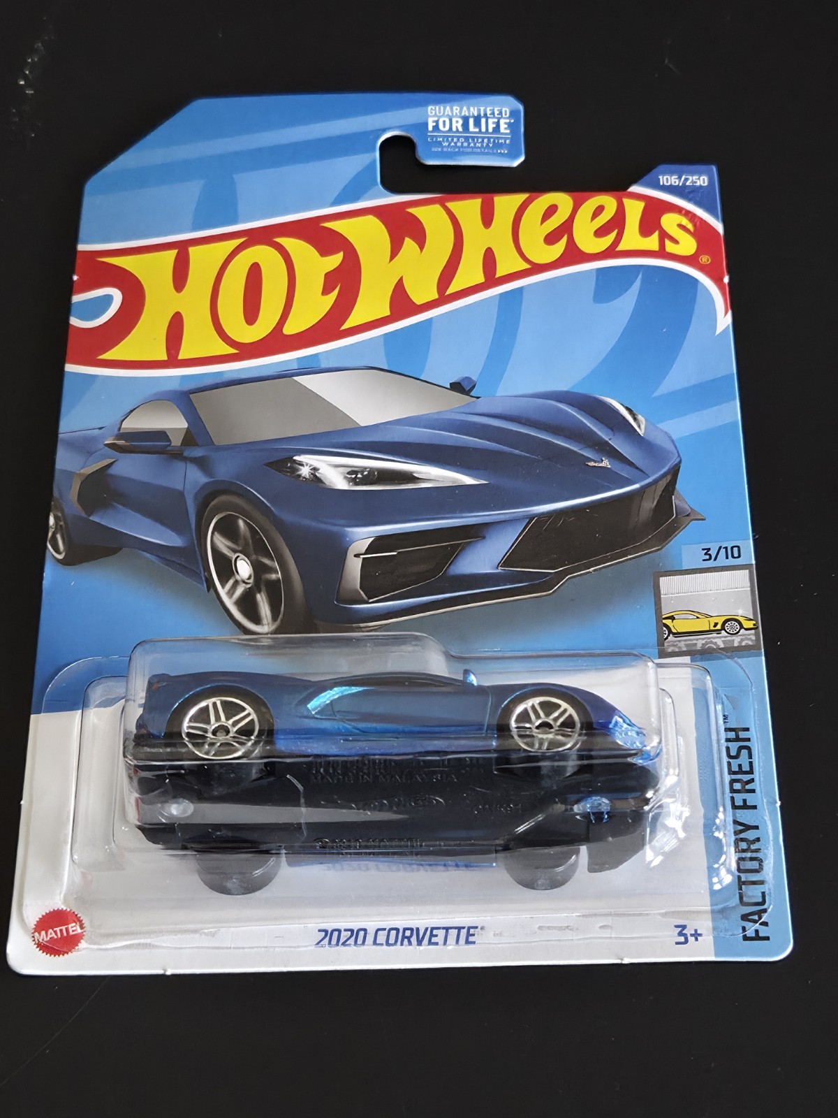 Hot Wheels 2022 2020 Corvette 106/250 Factory Fresh Blue