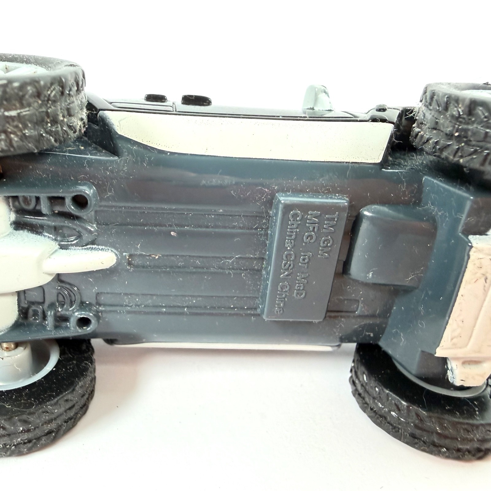 McDonald’s Vtg Hummer H3T Pickup Truck Model Car Black White Happy Meal 3.5″
