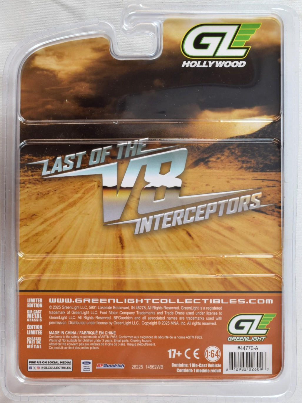 Greenlight Last Of V8 Interceptors 1973 Ford Falcon XB 1:64 Diecast Car 44770-A