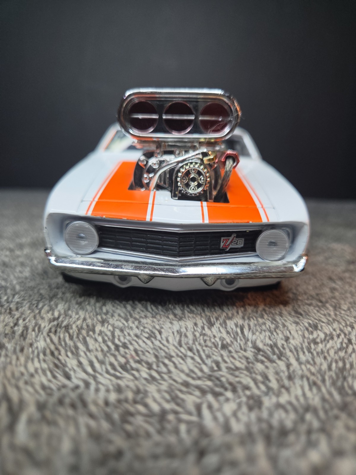 Vintage Muscle Machines 1969 Camaro White & Orange 2003 Funline
