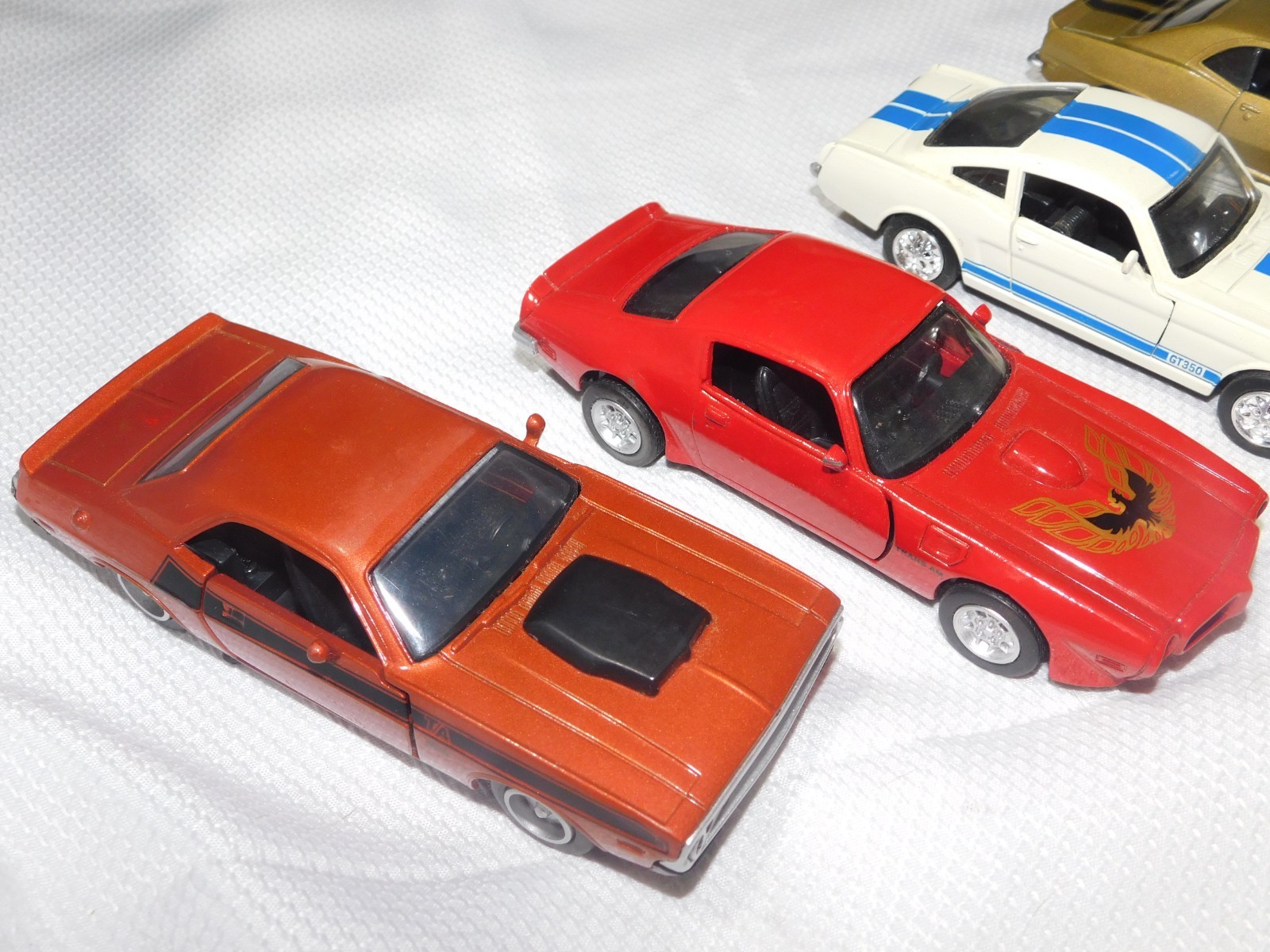 New Ray 1973 FIREBIRD TRANS AM Speedy Power 1:32 LOT 4 CAMARO SHELBY CHALLENGER