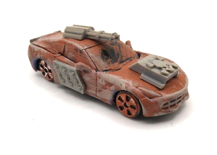 Custom Mad Max Zombie War Wasteland Road Warrior Truck 1/64 Hot Wheels Vehicle