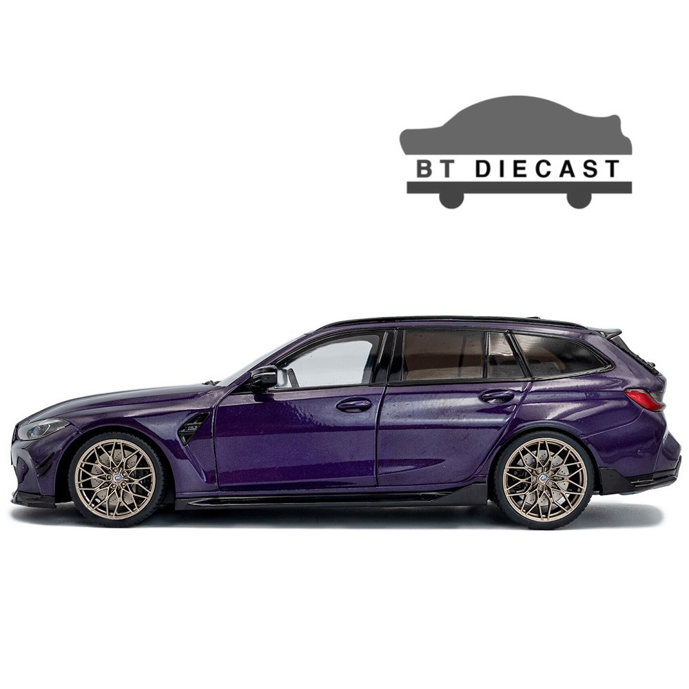 SOLIDO 2024 BMW M3 TOURING with PERFORMANCE PARTS 1/18 TWILIGHT PURPLE S1813701