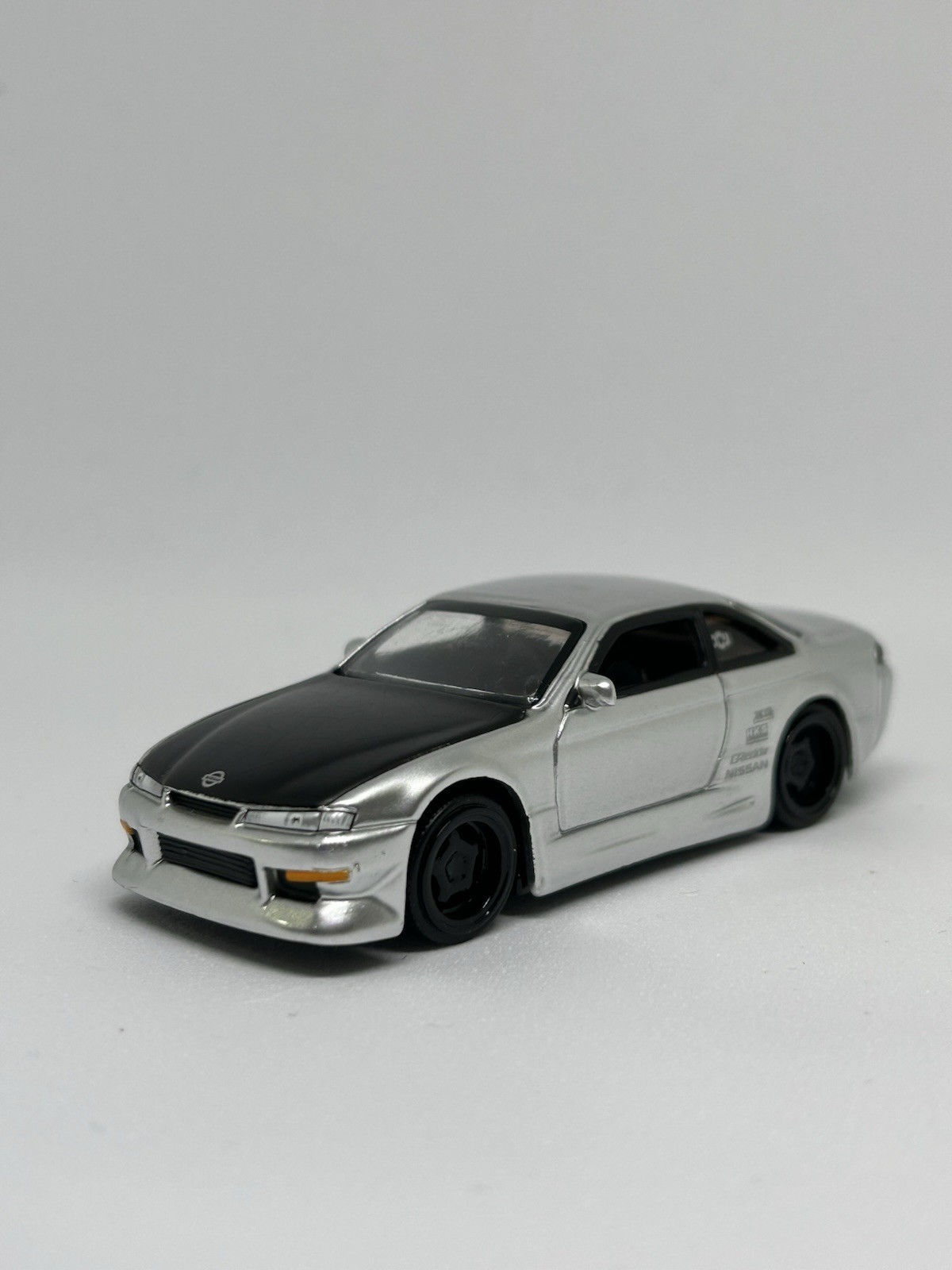 Jada Toys Nissan Silvia 240SX S14 – Silver Dub City Loose 1/64 Diecast Car 🔥