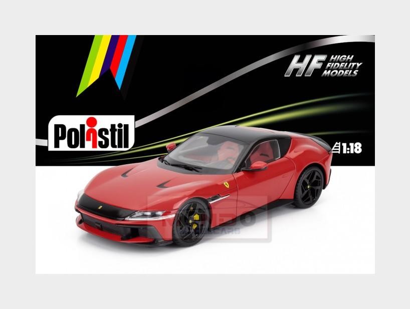1:18 POLISTIL Ferrari 12Cilindri 2024 Rosso Corsa Red 18FE02010-WB MMC
