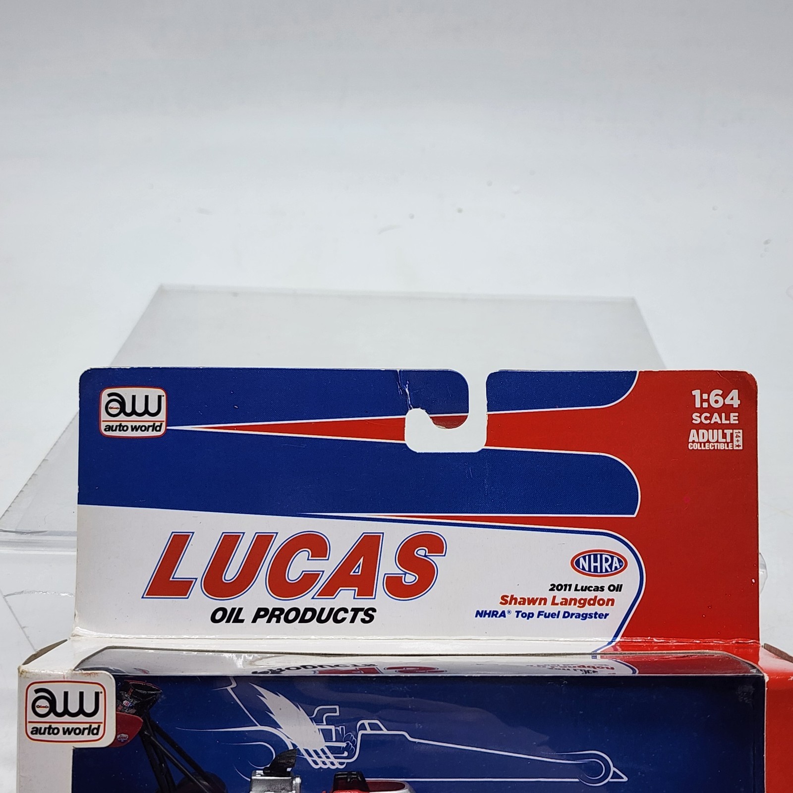 UH AutoWorld 2011 Shawn Langdon NHRA Top Fuel Dragster Lucas Oil 1:64 Sealed