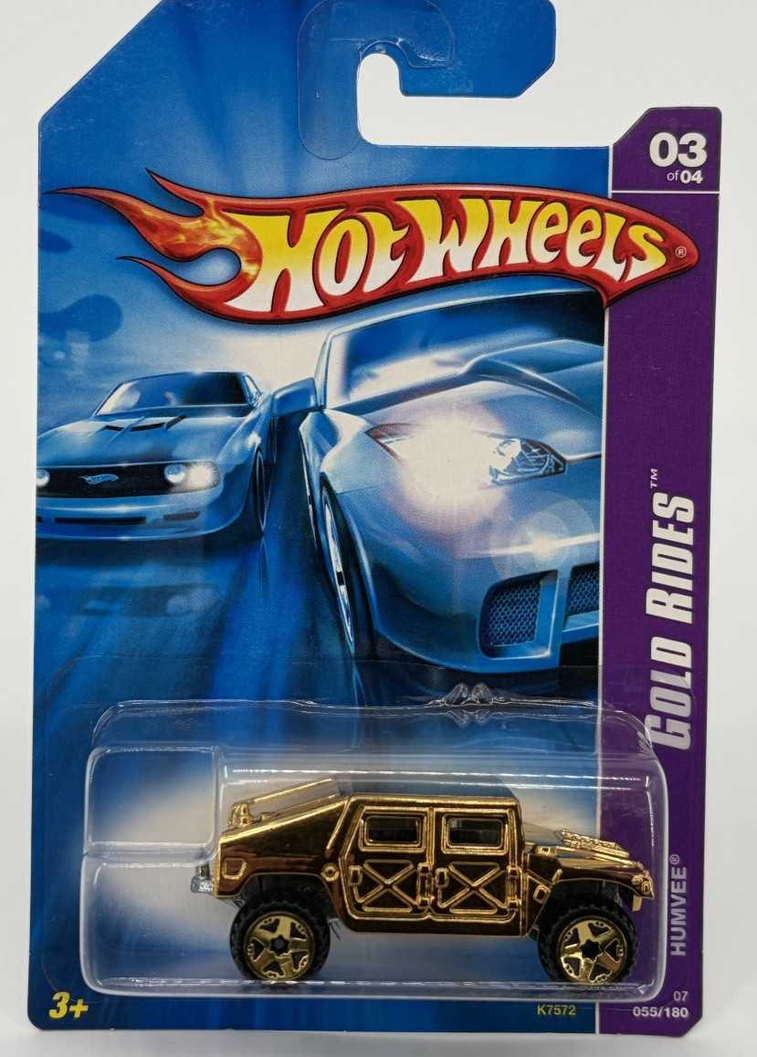 Hot Wheels 2007 Gold Rides 03 0f 04 Humvee 055 / 180 1:64