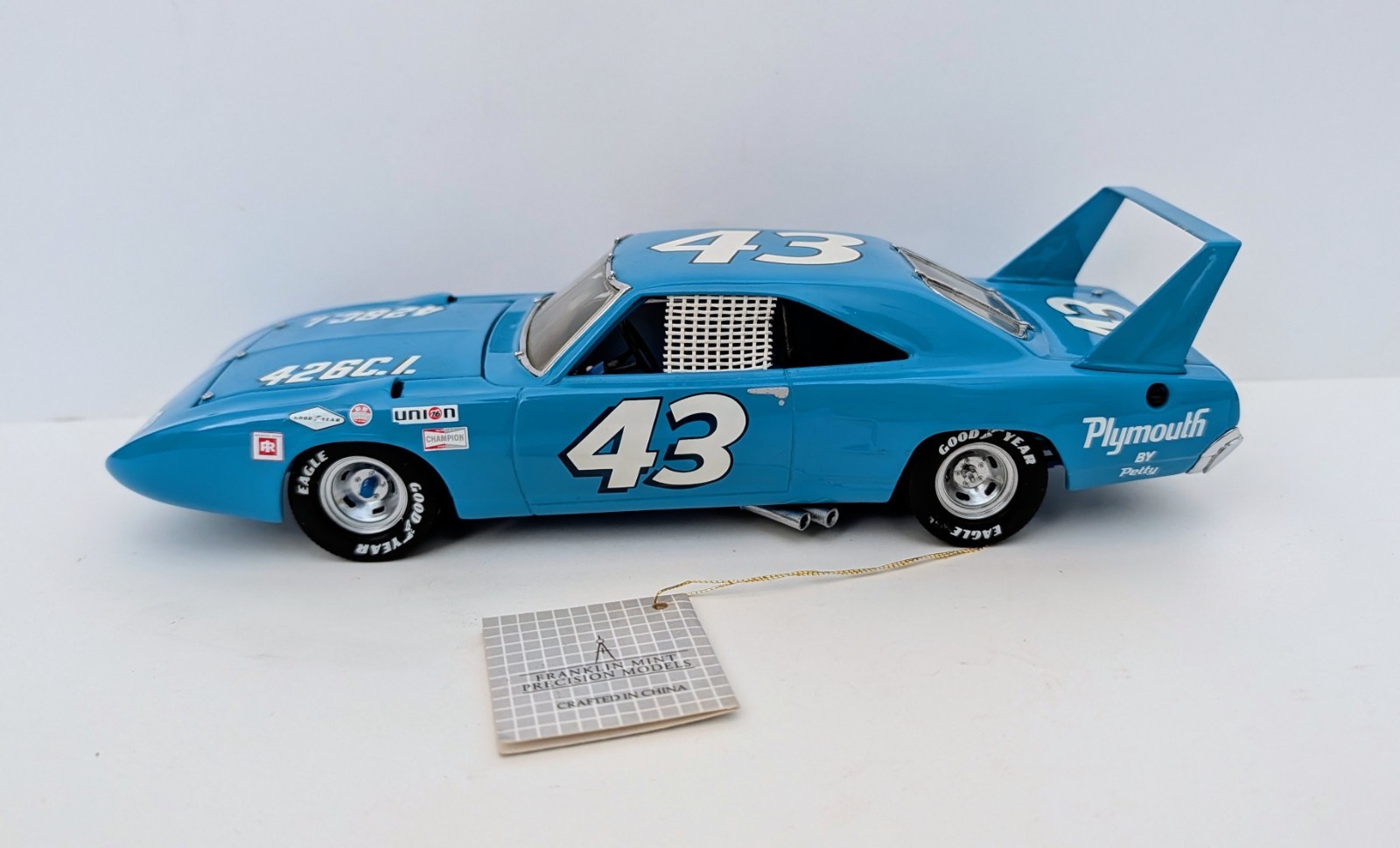 Franklin Mint Richard Petty #43 Plymouth Superbird 1:24 Diecast Precision Model
