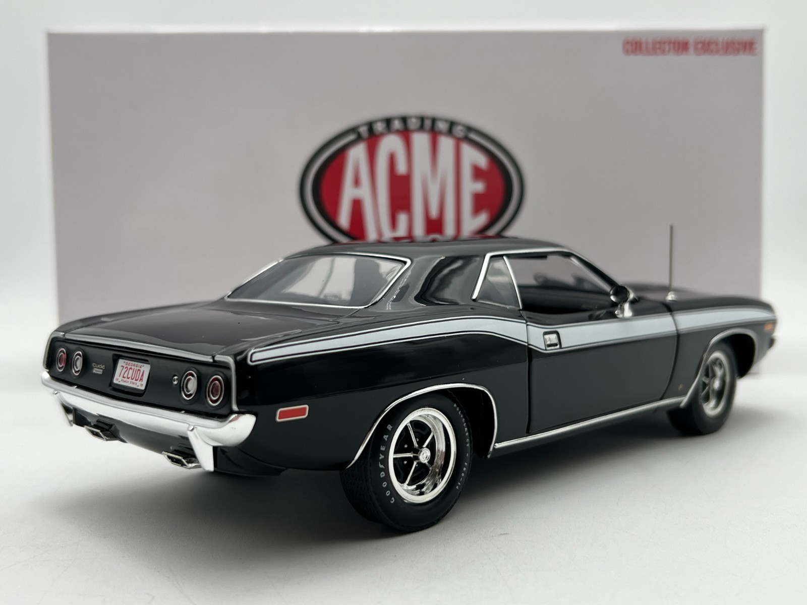 ACME EXCLUSIVE – 1:18 SCALE – 1972 Plymouth ‘Cuda 340 *SPARE MODEL* – A1806137HT
