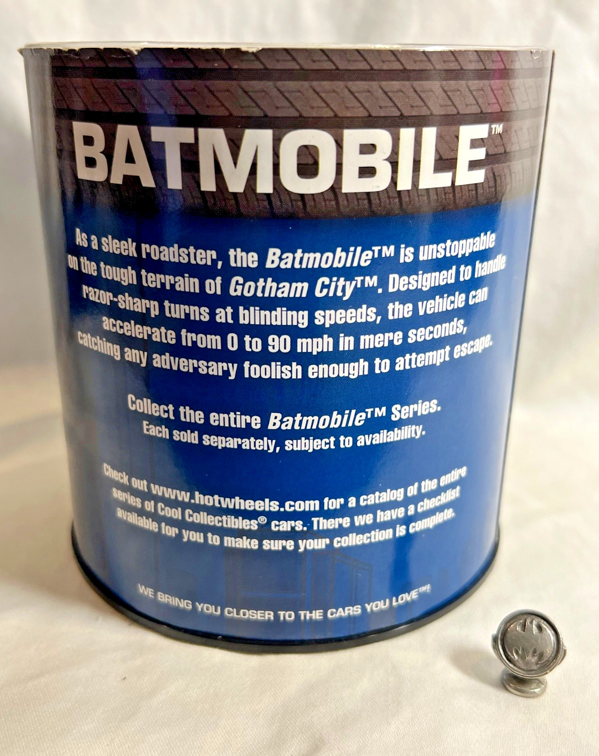 RARE – 2004 Hot Wheels Batmobile Series Oil Can 1 of 3 Limited Edition 1065/4000