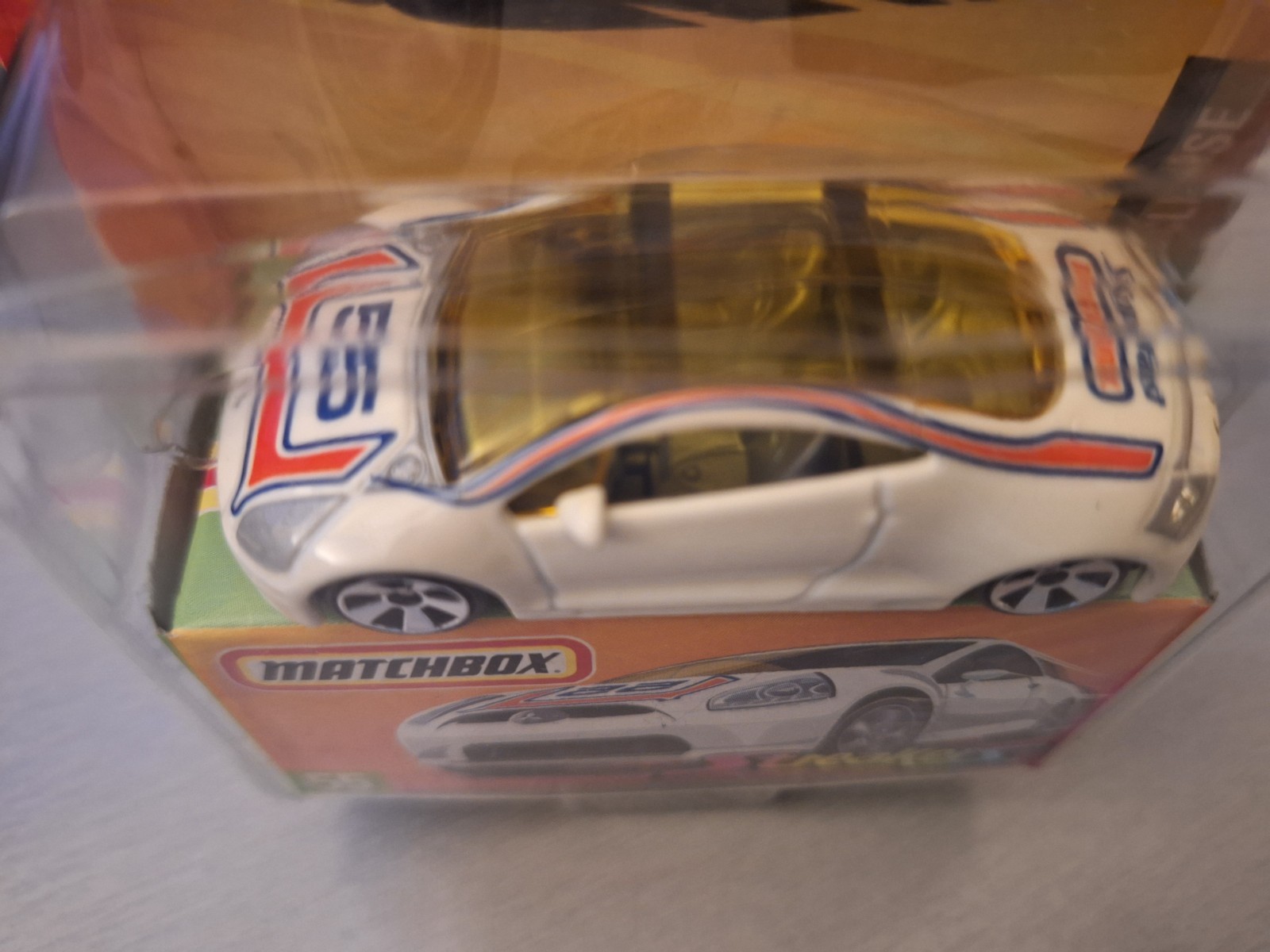 Matchbox 2005 Mitsubishi Eclipse: white 2006 Superfast Streakers Limited Edition