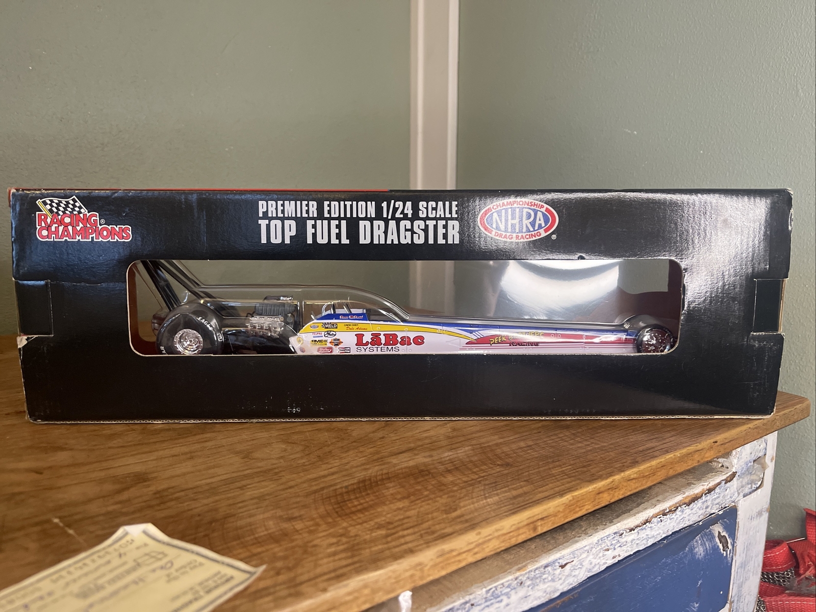 NHRA Racing Champions 1996 Premier Edition 1/24 top fuel dragster Labae