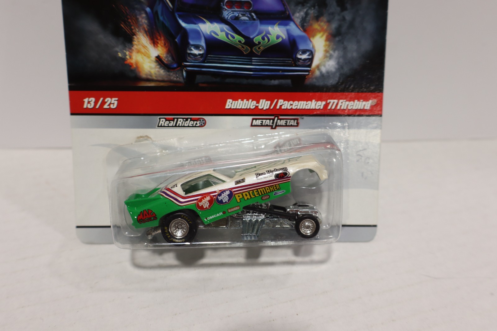 Hot Wheels Drag Strip Demons Bubble-Up/Pacemaker ’77 Firebird SHELF WEAR READ