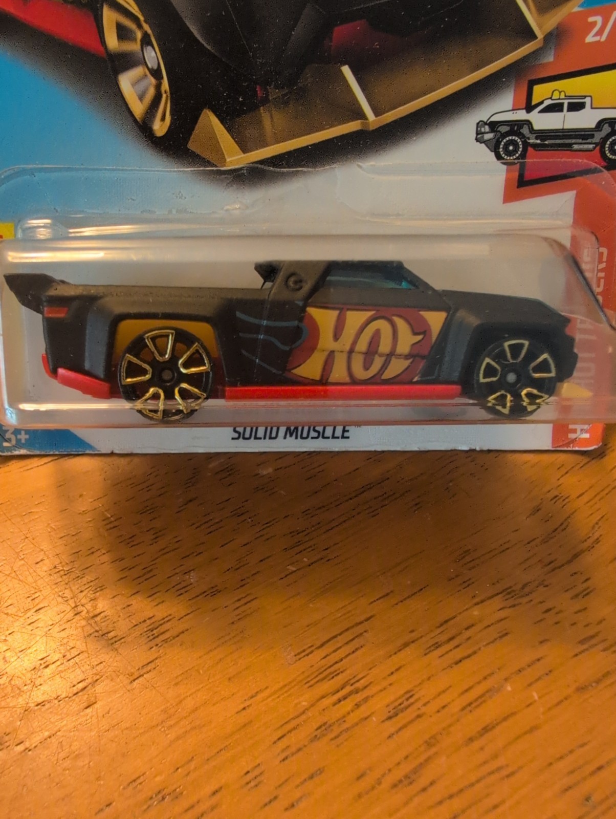 2018 Hot Wheels HW Hot Trucks Solid Muscle #127 Black 2/10