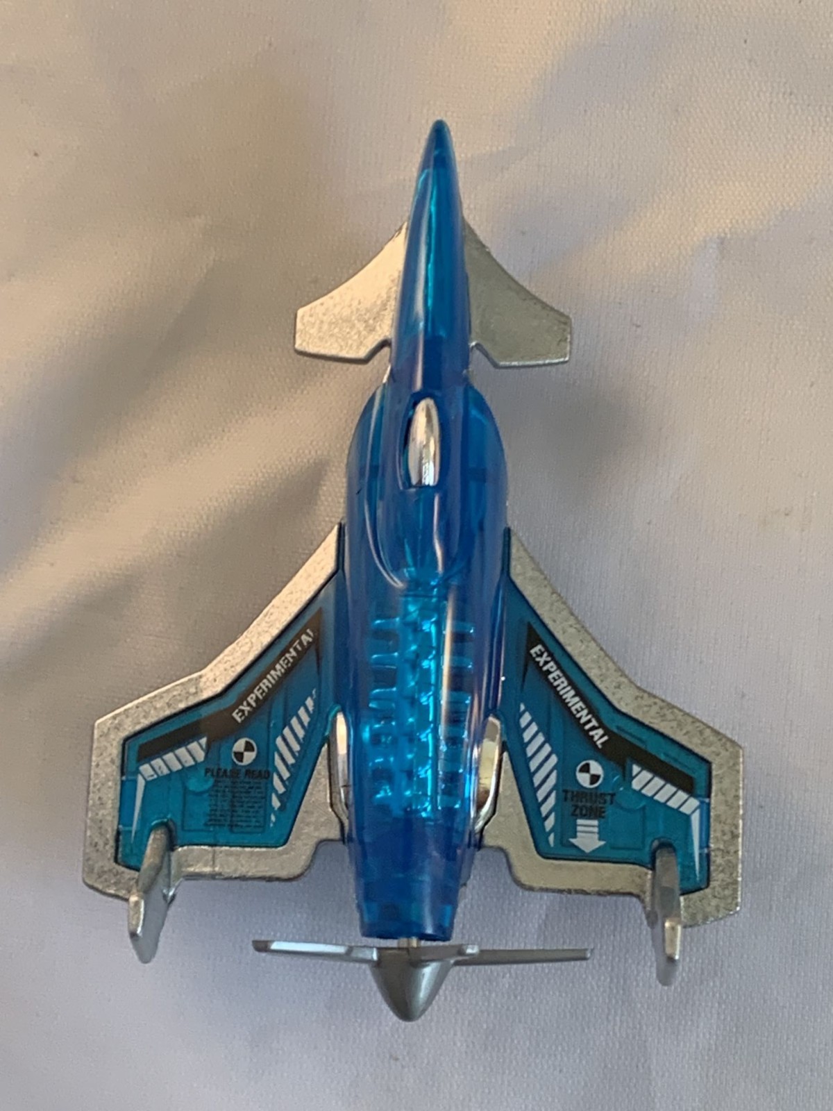Hot Wheels Poison Arrow 2005 Kmart Clear Blue Micros