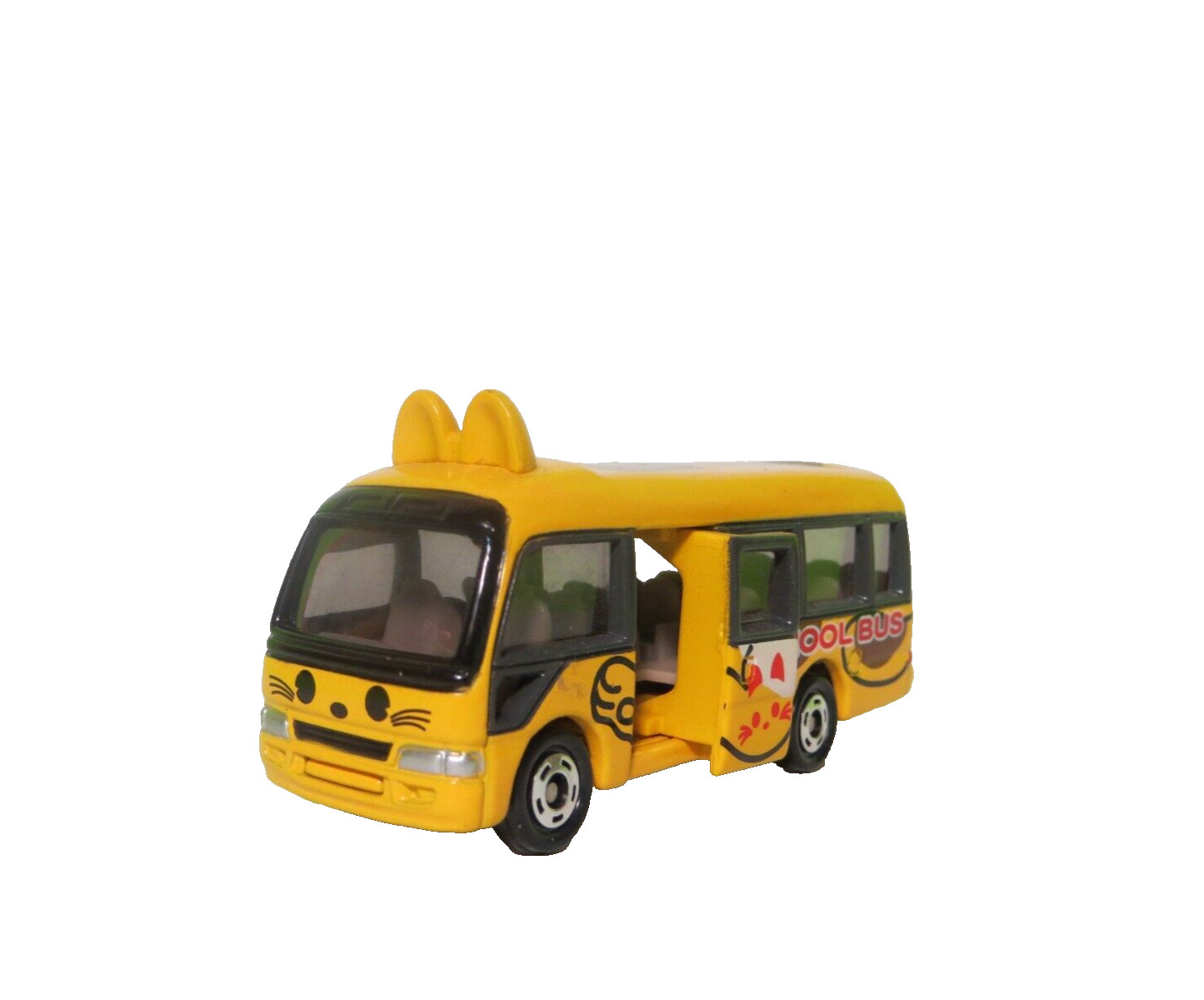 Tomy USA Tomica, Hypercity S1 Toyota Coaster Cat School Bus…Sold, Off-Card