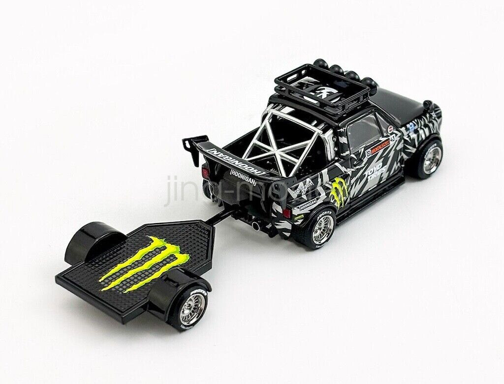 Liberty 1:64 Black N600 Pickup Truck Trailer Sport Model Diecast Metal Car