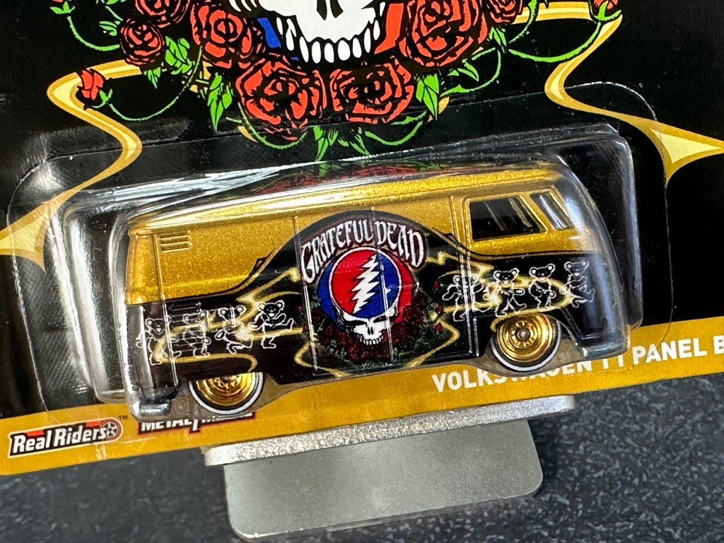 Grateful Dead VW Van / Volkswagen T1 Panel Bus Hot Wheels w/SpotCase Protector