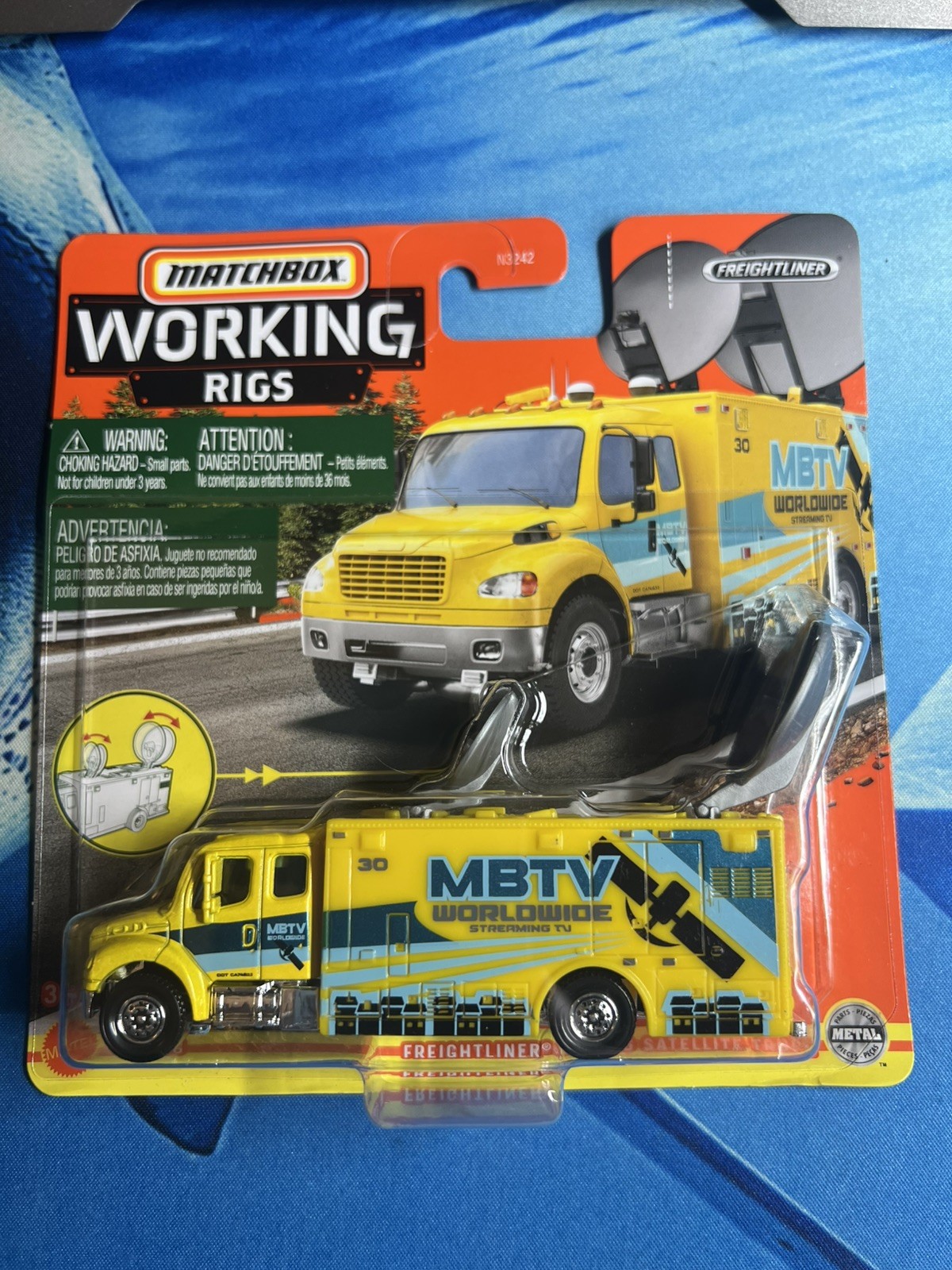 Matchbox Working Rigs (2021) Freightliner M2 106 Satellite Truck – NEW – GWG47